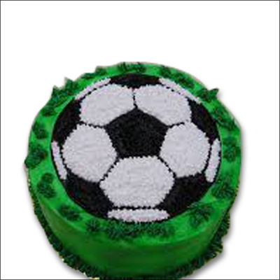 "Foot Ball shape Cake - 1.5kgs - Click here to View more details about this Product